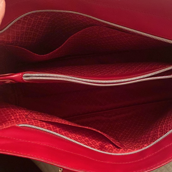 LONGCHAMP HONORÉ 404 leather tote in ruby. - Picture 7 of 16